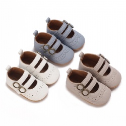 Spring and autumn new 0-12 months baby shoes rubber soft soles non-slip leisure baby walking shoes
