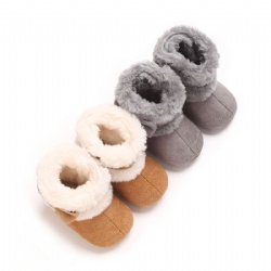 Thick-wrapped, extra-long, petite-sized, thick-soled women's new winter warm-up outerwear fuzzy cotton slippers